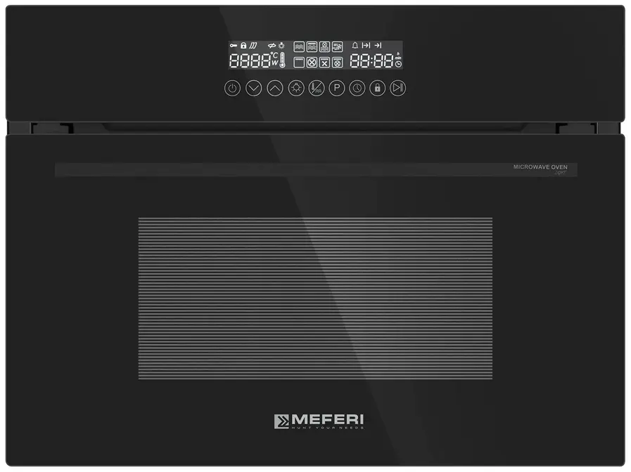 Духовой шкаф с СВЧ MEFERI MEO607BK MICROWAVE фото 1
