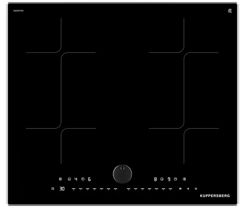 Индукционная стеклокерамич. панель Kuppersberg ICI 628 Black W фото 3