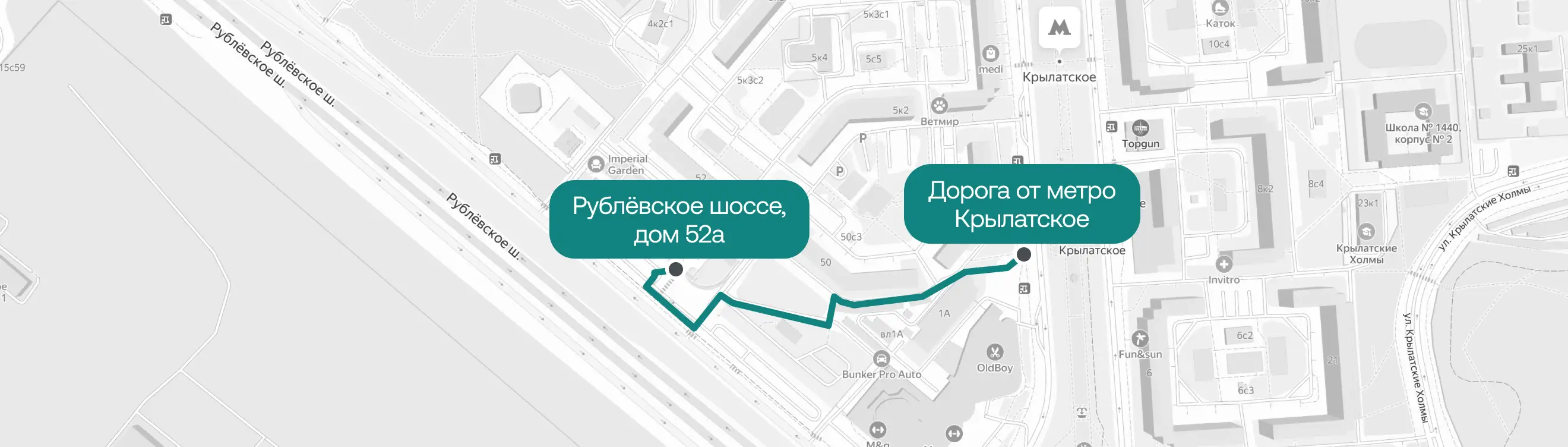 destination route