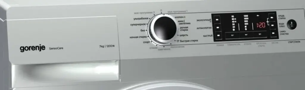 Специальные программы антиаллергия и стиральные машины Gorenje SensoCare
