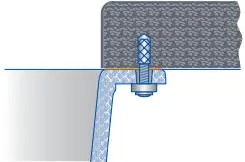 Монтаж под столешницу