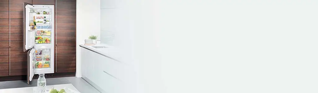 Параметры встроенных двухкамерных холодильников