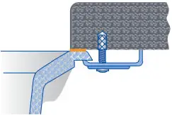 Монтаж под столешницу