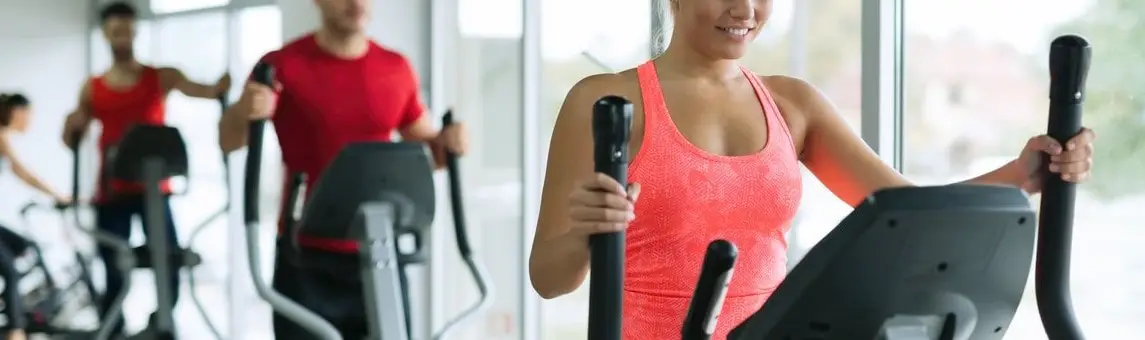 Магнитный эллиптический тренажер или электромагнитный