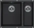 Мойка кухонная KUCHENSTERN UNDER 60-2 102AN10 Антрацит фото 1 Мойка кухонная KUCHENSTERN UNDER 60-2 102AN10 Антрацит фото 1