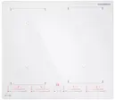 Индукционная стеклокерамич. панель MAUNFELD CVI604SBEXWH Inverter фото 1