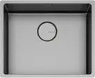 Мойка Falmec COMO 50 CM PVD GUN METAL (FLUSH/TOPMOUNT/UNDERMOUNT) фото 1