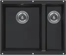 Мойка кухонная KUCHENSTERN UNDER 60-2 102BL10 Черный фото 1 Мойка кухонная KUCHENSTERN UNDER 60-2 102BL10 Черный фото 1