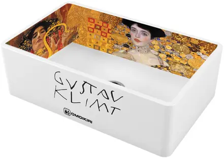 Кухонная мойка OMOIKIRI Mikura 76-Klimt Natceramic/white (арт.4993022) Кухонная мойка OMOIKIRI Mikura 76-Klimt Natceramic/white (арт.4993022)