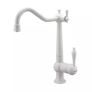 Смеситель Paulmark RETRO Re213226-WH белый матовый фото 1