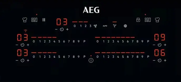 Индукционная стеклокерамич. панель с вытяжкой AEG CCE84779CB фото 2