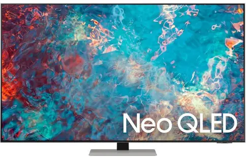 Телевизор Samsung  75" (191 см) 2021 черная передняя панель с серебристым основанием Samsung QE75QN85AAUXRU фото 1