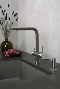 Смеситель Omoikiri Nagano-RG-LG латунь/Royal green/светлое золото фото 2