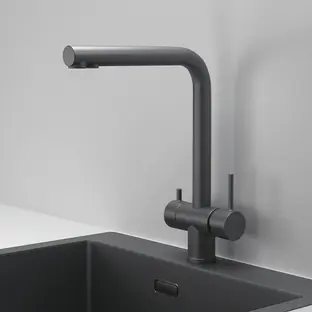 Смеситель GRANULA Kitchen Space 7011, ГРАФИТ МАТОВЫЙ фото 2