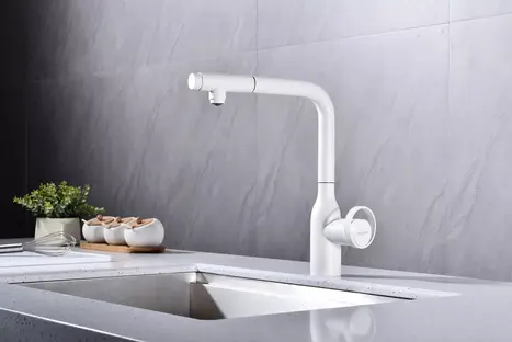 Смеситель Paulmark URBAN Ur213104-WH белый матовый фото 2