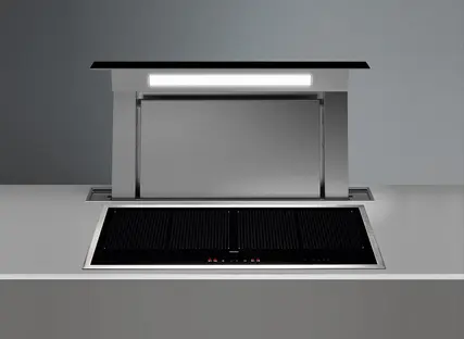 Вытяжка Falmec DOWNDRAFT GLASS BLACK 90 (без мотора) фото 1 Вытяжка Falmec DOWNDRAFT GLASS BLACK 90 (без мотора) фото 1