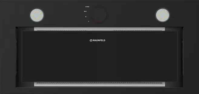 Встраиваемая вытяжка Maunfeld Crosby Rocky 60 Glass Black фото 2