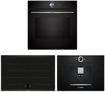 Bosch (духовой шкаф HMG776NB1 + варочная панель PXY875KV1E + кофемашина CTL636EB6)