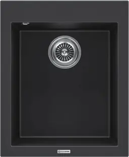 Мойка кухонная KUCHENSTERN OBEN 45 203BL20 Черный фото 1