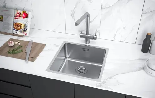 Мойка кухонная KUCHENSTERN MULTI 45 551SS50 Нержавеющая сталь фото 2