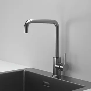 Смеситель GRANULA Kitchen Space 7110, СТАЛЬ САТИН фото 2