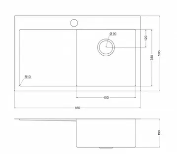 Мойка Oulin OL-FTR102R фото 3