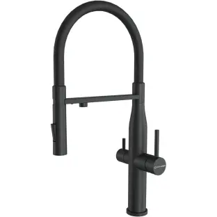 Смеситель KUCHENSTERN ELIT-FE 407BL40 Черный фото 1 Смеситель KUCHENSTERN ELIT-FE 407BL40 Черный фото 1