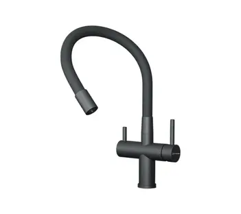 Смеситель KUCHENSTERN WURM-FE 750BL80 Черный фото 2 Смеситель KUCHENSTERN WURM-FE 750BL80 Черный фото 2