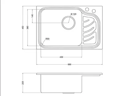 Мойка Oulin OL-327L фото 3