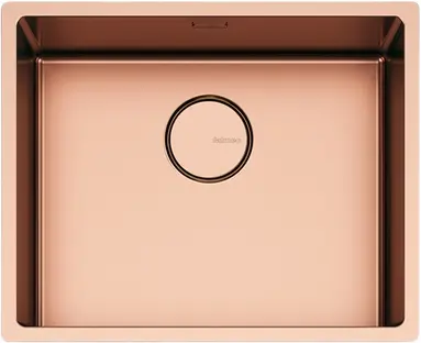 Мойка Falmec COMO 50 CM PVD COPPER (FLUSH/TOPMOUNT/UNDERMOUNT) фото 1