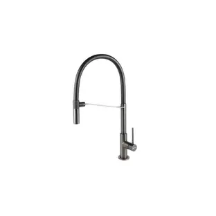Смеситель Falmec TREVI PRO PVD GUN METAL (однорычажный, PVD чёрный) Смеситель Falmec TREVI PRO PVD GUN METAL (однорычажный, PVD чёрный)