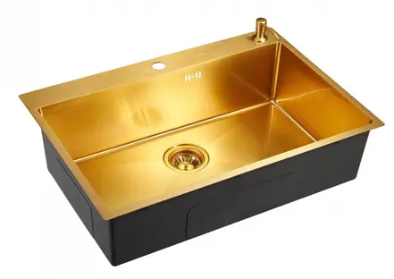 Мойка Emar EMB-125A PVD Nano Golden фото 1 Мойка Emar EMB-125A PVD Nano Golden фото 1