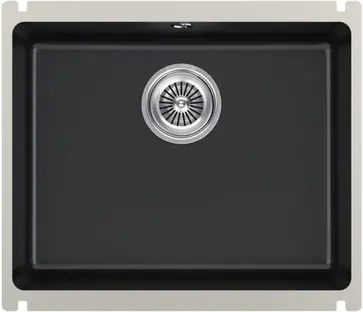 Мойка кухонная KUCHENSTERN SUBKERAM 60 301KB30 Керамический черный фото 1