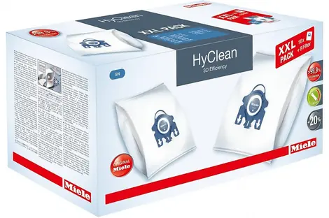Мешки для пылесосов Miele GN XXL HyClean 3D (16 мешков и 8 фильтров) фото 1