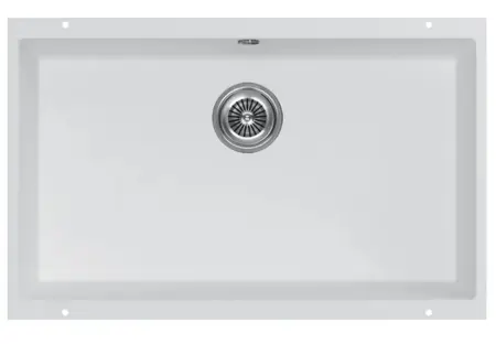 Мойка кухонная KUCHENSTERN UNDER 80 103WH10 Белый фото 1