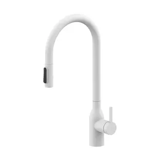 Смеситель Paulmark UNIVERSAL Un213880-WH белый матовый фото 1