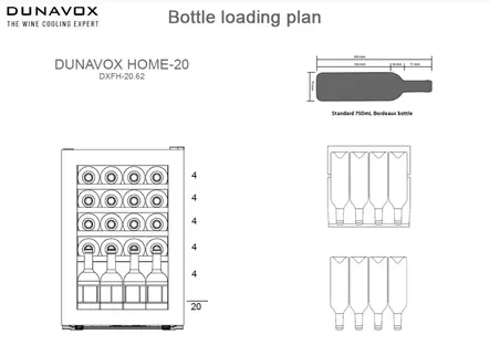 Винный холодильник Dunavox DXFH-30.80 фото 2 Винный холодильник Dunavox DXFH-30.80 фото 2