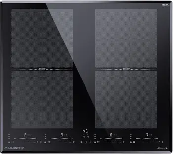 Индукционная стеклокерамич. панель MAUNFELD CVI594SF2BK LUX Inverter фото 1