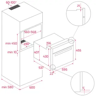 Компактный дух.шкаф Teka HSC 644 C фото 2