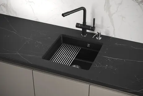 Мойка GRANULA Kitchen Space 4501U, ШВАРЦ фото 3