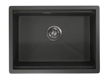 Мойка GRANULA Kitchen Space 6045U, ЧЕРНЫЙ МАТОВЫЙ фото 2