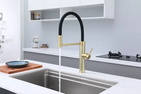 Смеситель Paulmark GANYMEDE DIAMOND Gd613199-LG светлое золото фото 2