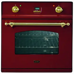 Духовой шкаф ILVE 600 СMP/RB бордо, ручки латунь Духовой шкаф ILVE 600 СMP/RB бордо, ручки латунь