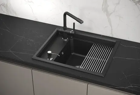Мойка GRANULA Kitchen Space 6004, ШВАРЦ фото 3