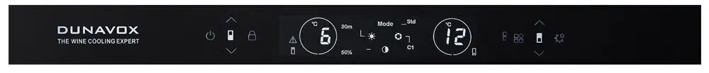 Винный холодильник Dunavox DVH-70.185DB.TO фото 3 Винный холодильник Dunavox DVH-70.185DB.TO фото 3