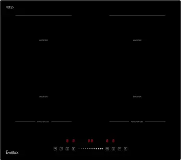 Индукционная стеклокерамич. панель Evelux EHI 6448 Индукционная стеклокерамич. панель Evelux EHI 6448