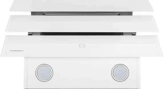 Вытяжка Maunfeld CASCADA 60 Glass White фото 2