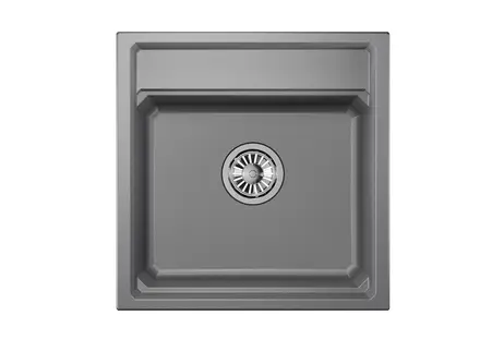 Мойка GRANULA Kitchen Space 5002, АЛЮМИНИУМ фото 2