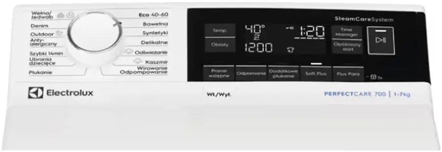 Стиральная машина Electrolux EW7TN3272SP фото 2 Стиральная машина Electrolux EW7TN3272SP фото 2