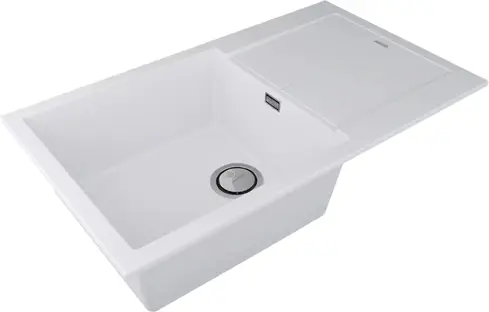 Мойка Paulmark EXTENSIO 86 PM988650-WH White фото 2
